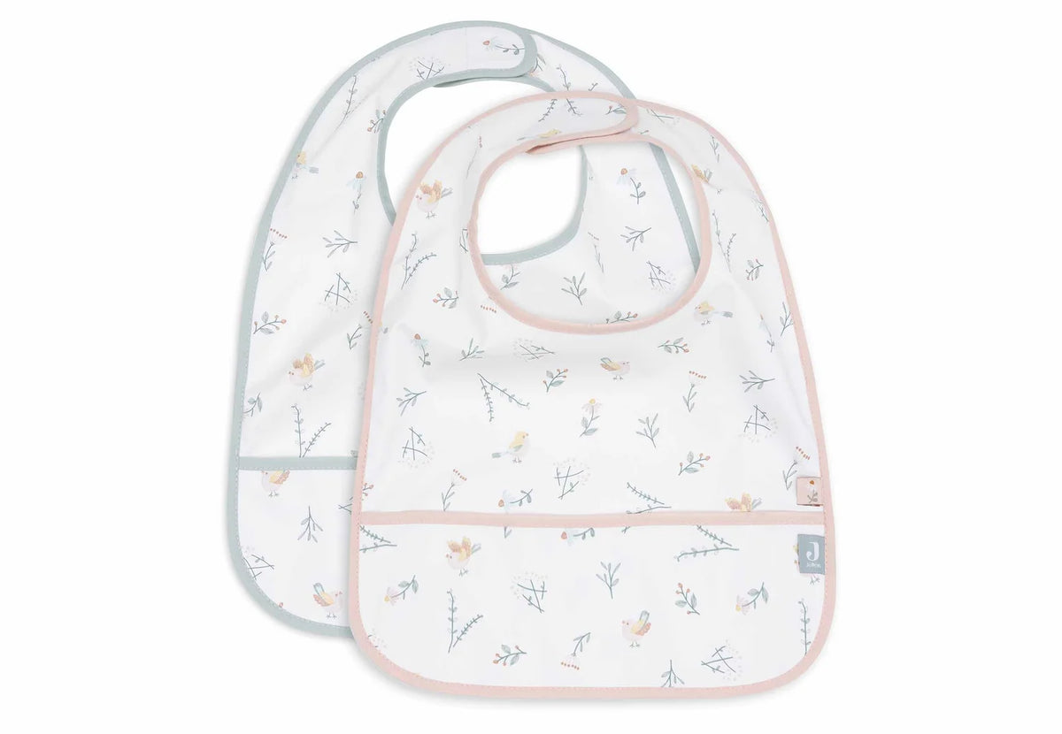 Jollein - Slab Waterproof - Lovely Birds - 2 Stuks