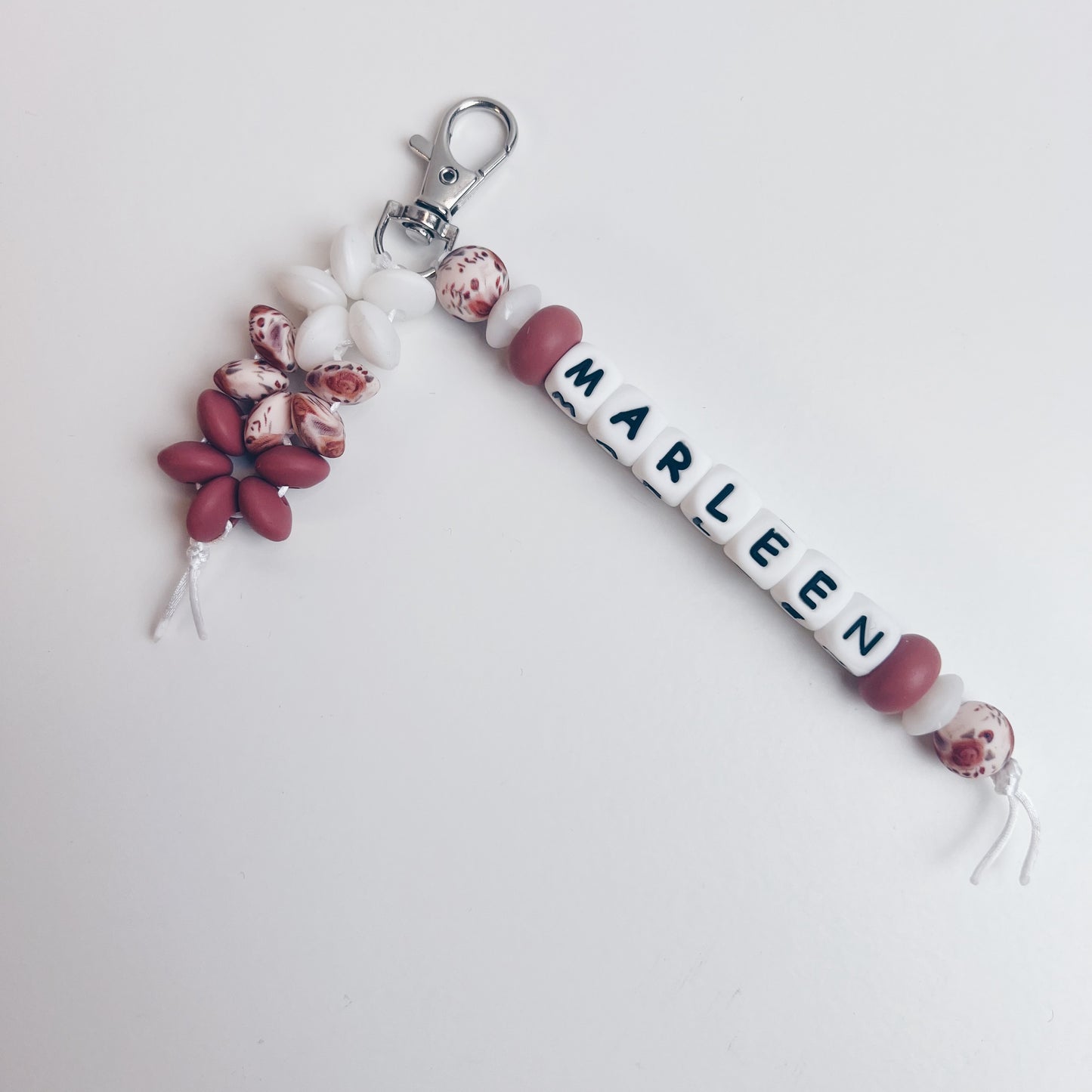 Duo sleutelhanger - Waved reds