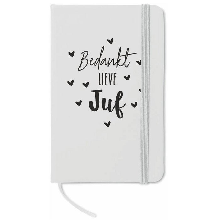 Notitieboekje 'Bedankt lieve juf'