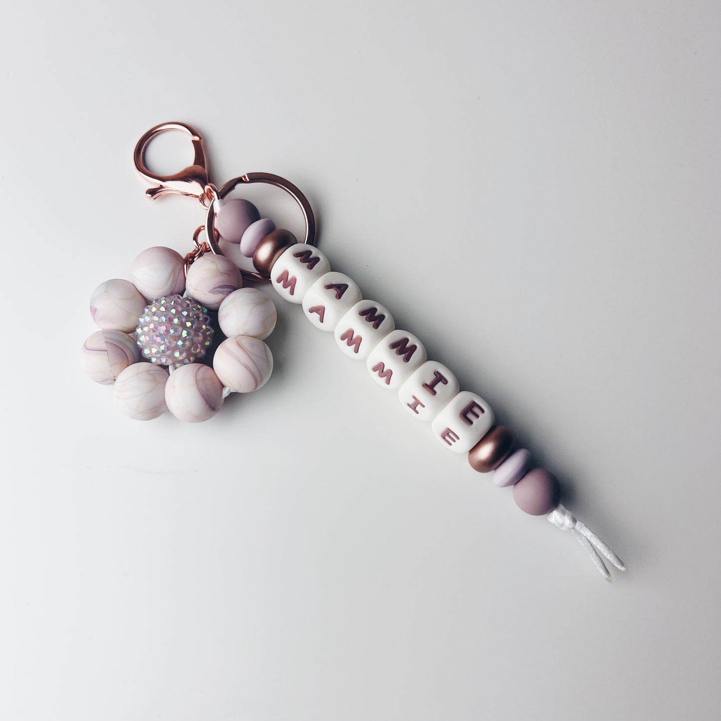 Duo sleutelhanger - boho blue - Rosé dream