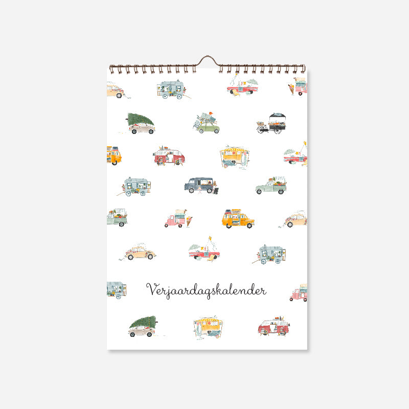 Verjaardagskalender - Happy Camper