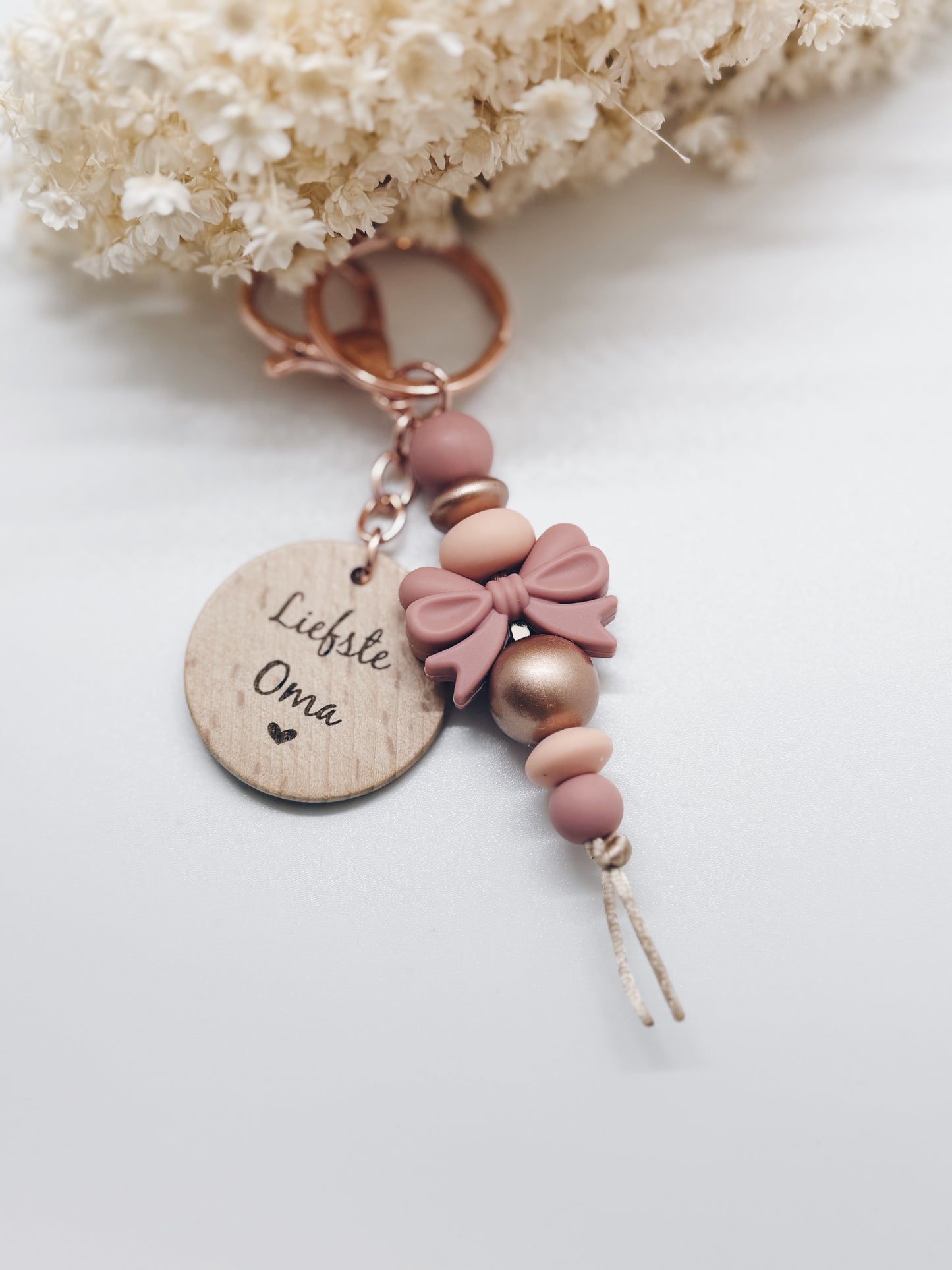 Duo sleutelhanger - mama, oma, make of moeke