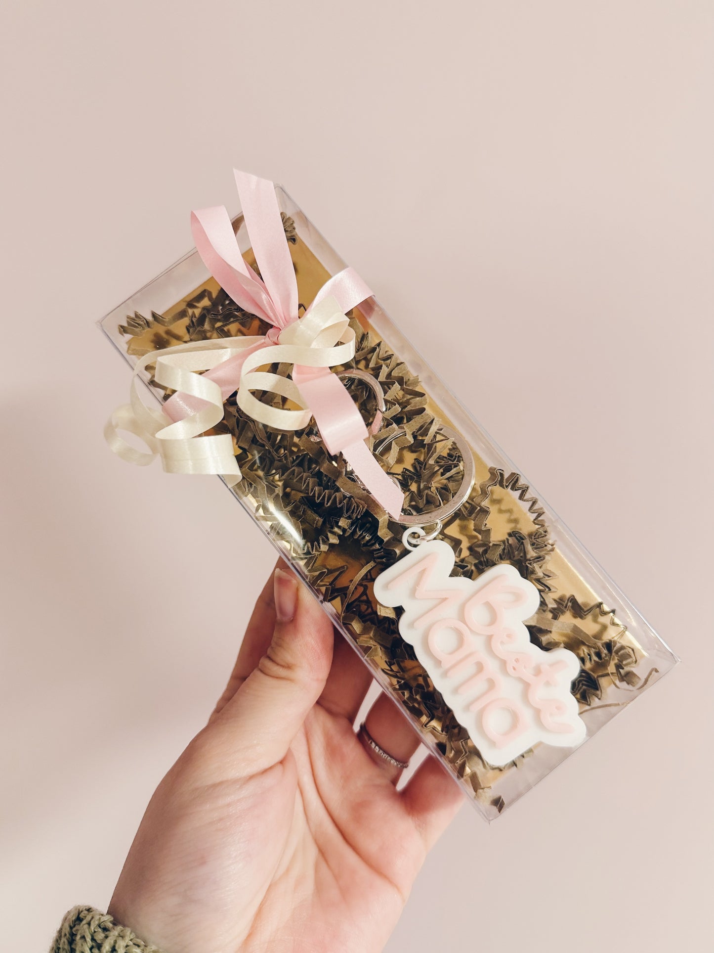 Cadeaudoosjes - 3D sleutelhanger beste mama