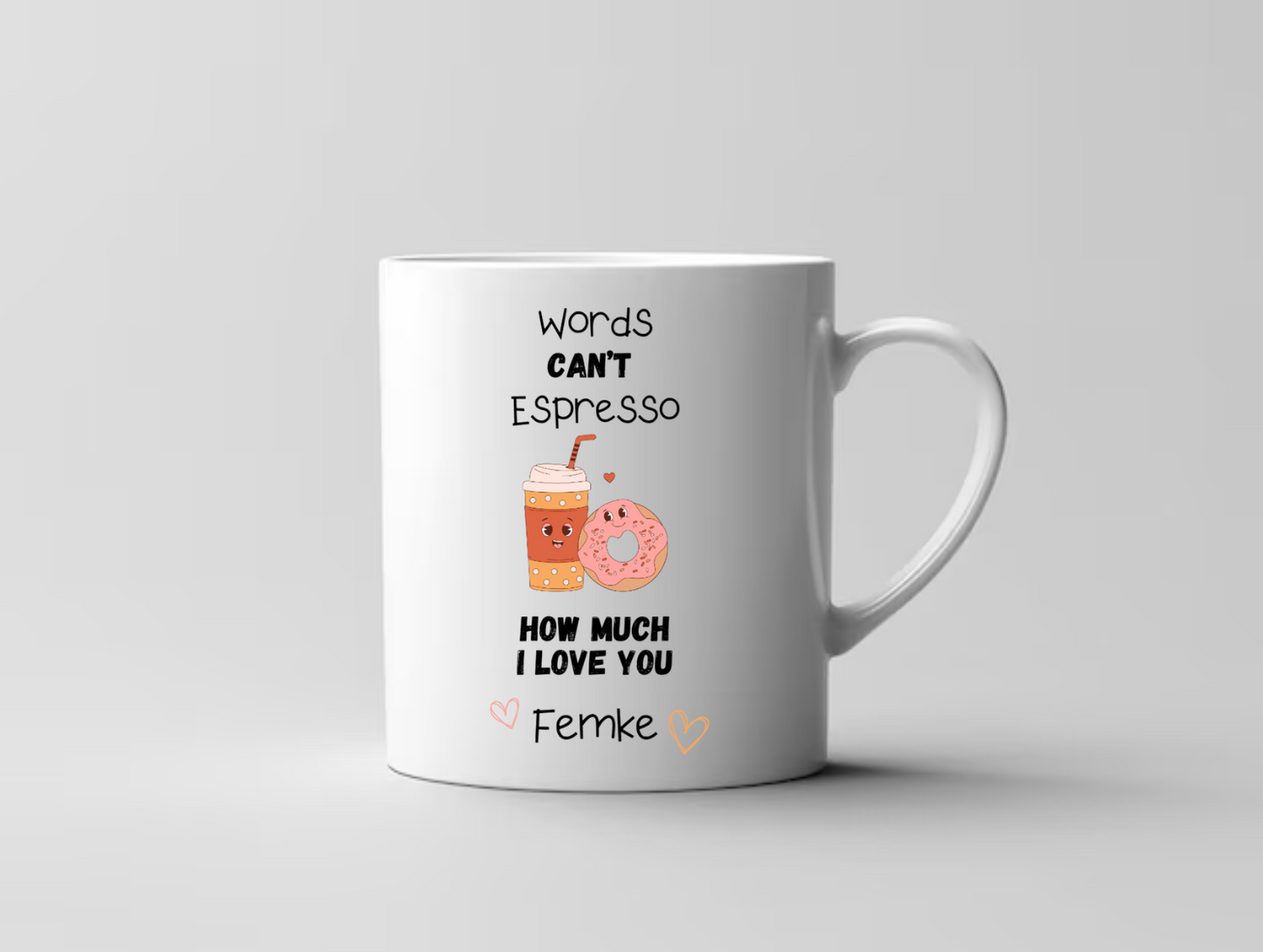 MOK - gepersonaliseerde - foto mok - valentijn - espresso