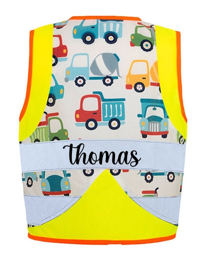 FLUO HESJE - KIDS Monstertrucks