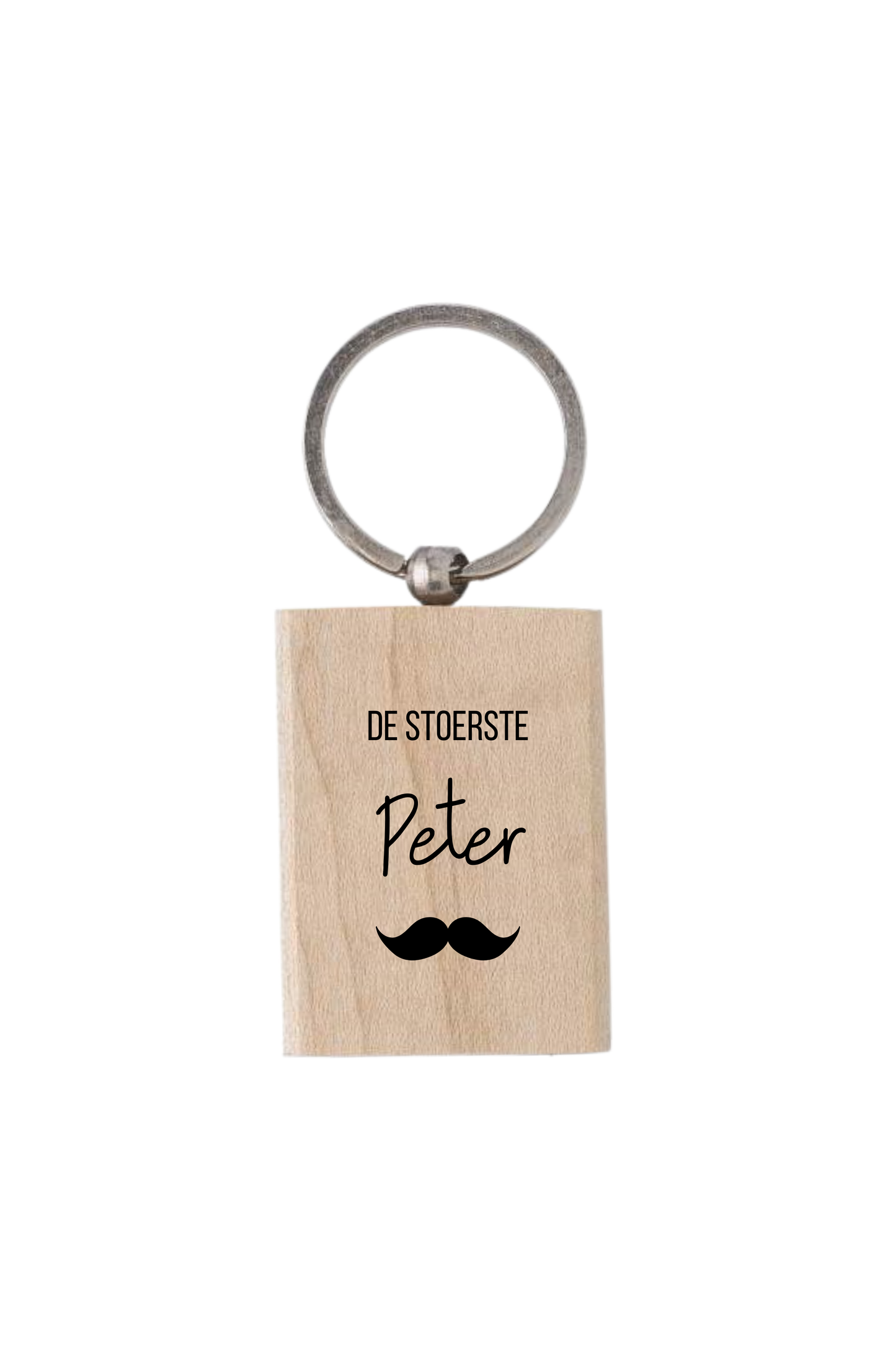 Sleutelhanger - gegraveerd - peter