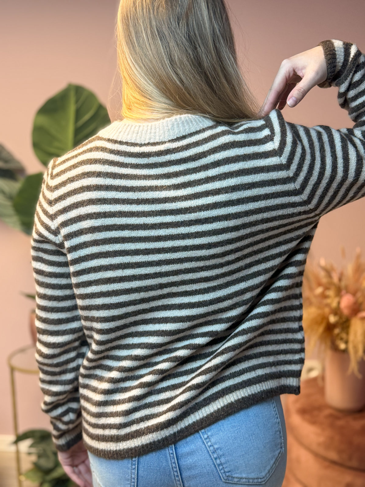 vest - brown striped