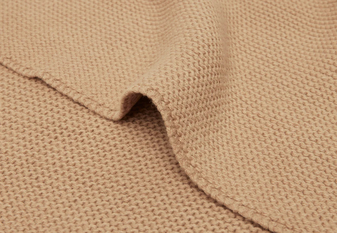 Deken Basic Knit - Bisquit - jollein