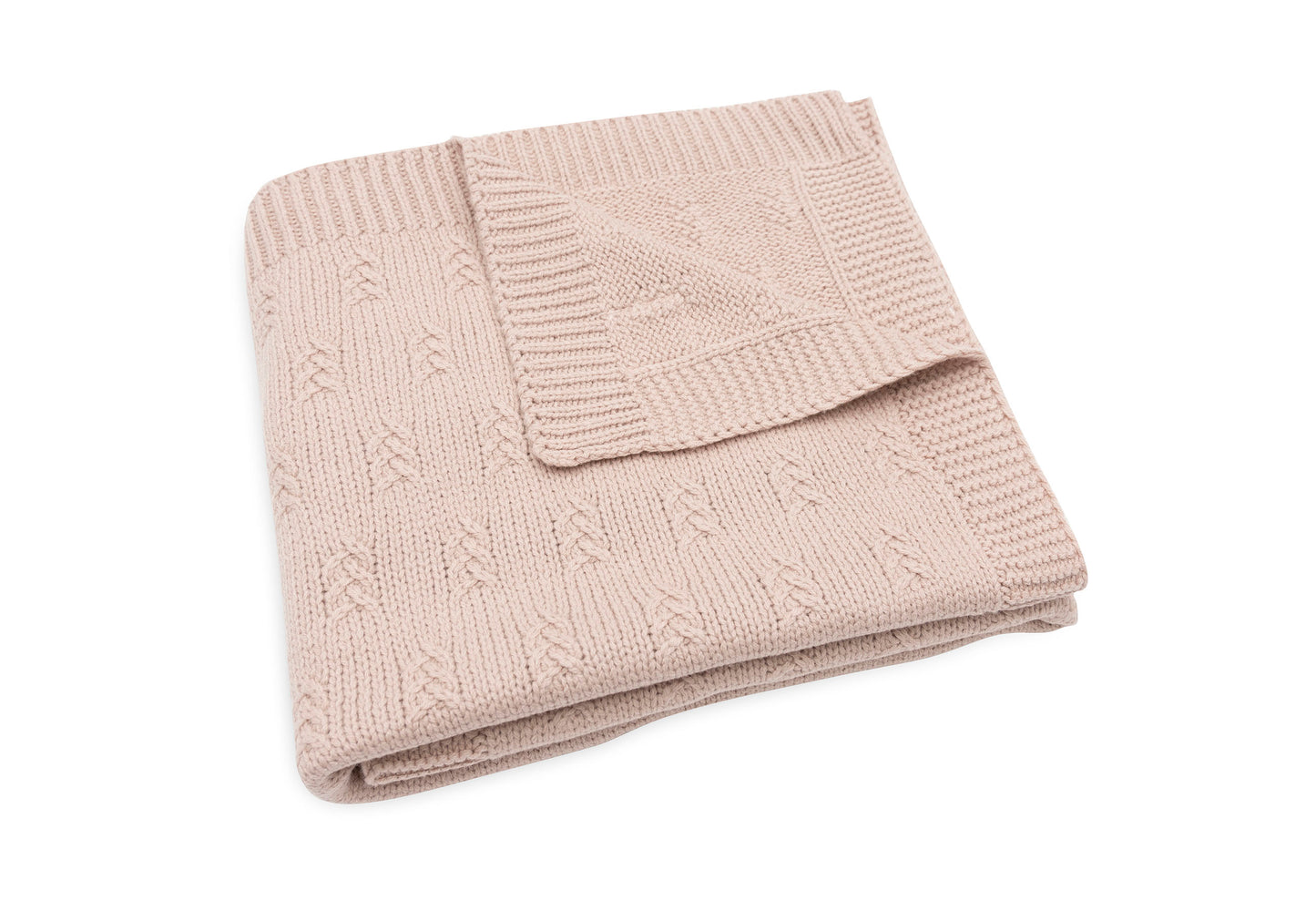 Jollein Grain Knit Wiegdeken - Wild Rose