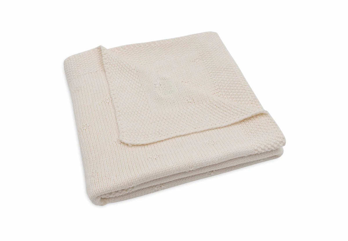 Deken - Cosy Knit - Ivory - jollein