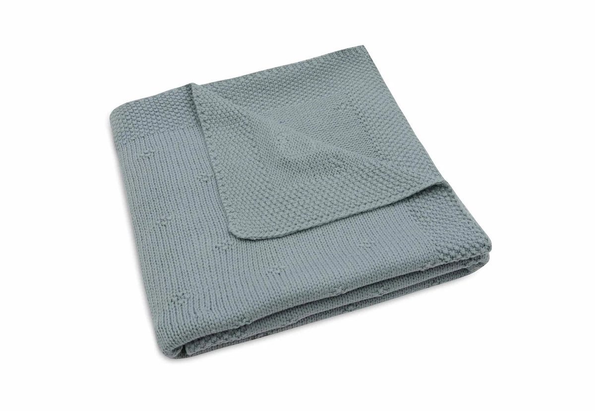 Deken - Cosy Knit - Sea Green - jollein