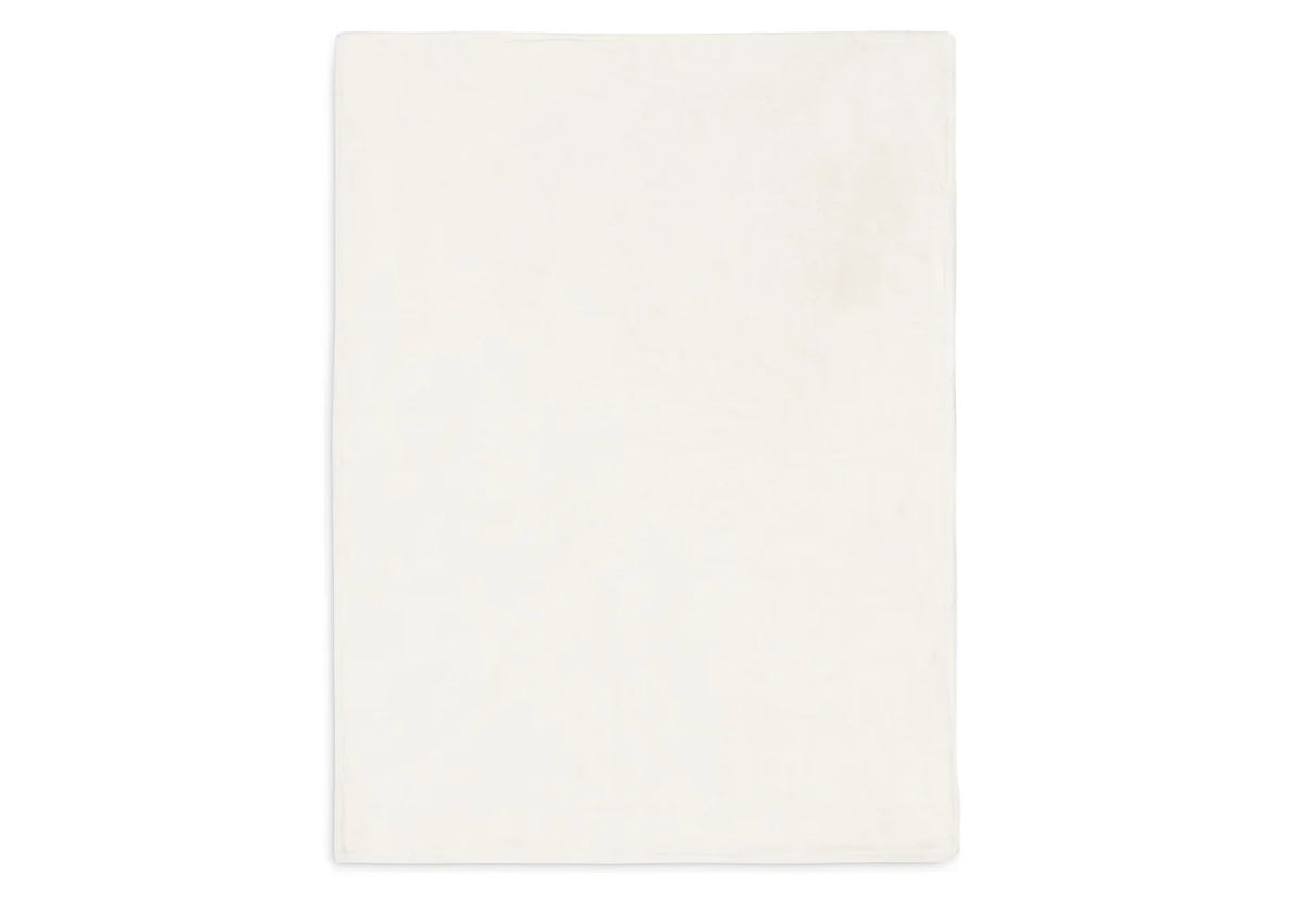 Deken Basic Knit - Ivory/Coral Fleece - jollein