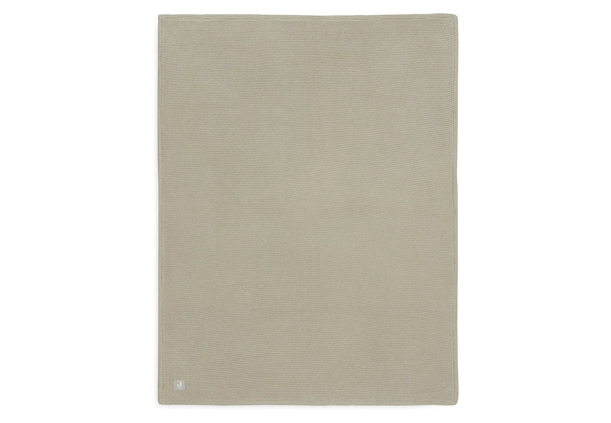 Deken Basic Knit - Olive Green/Fleece