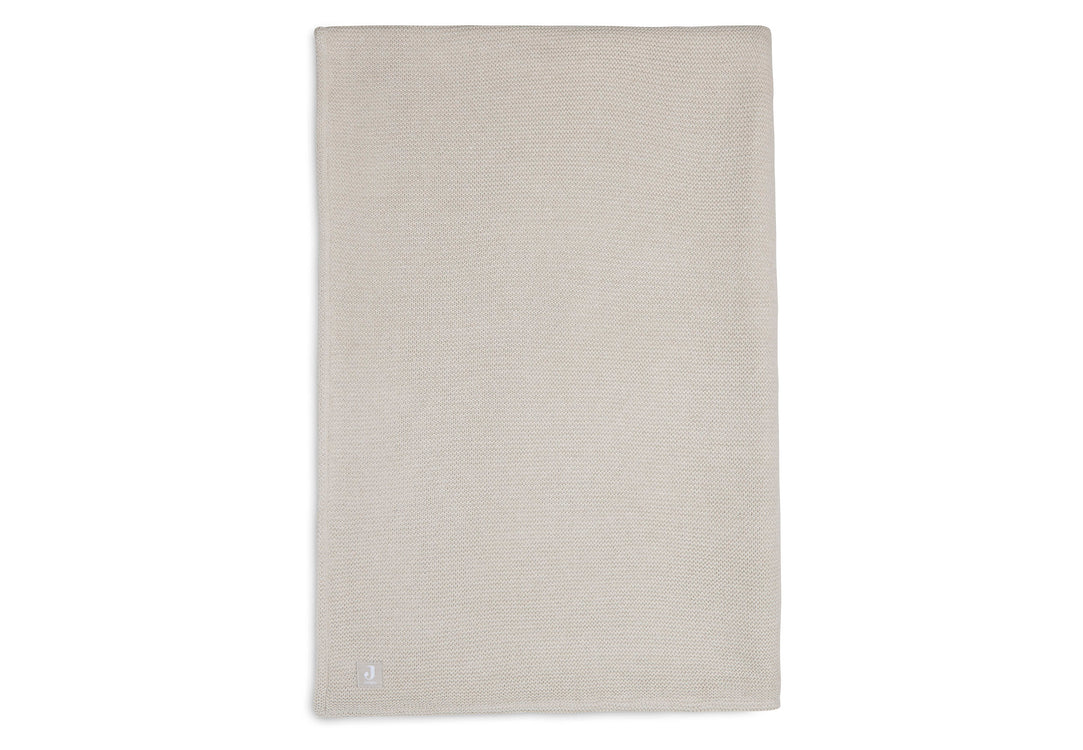 Deken Basic Knit - Nougat/Fleece - jollein