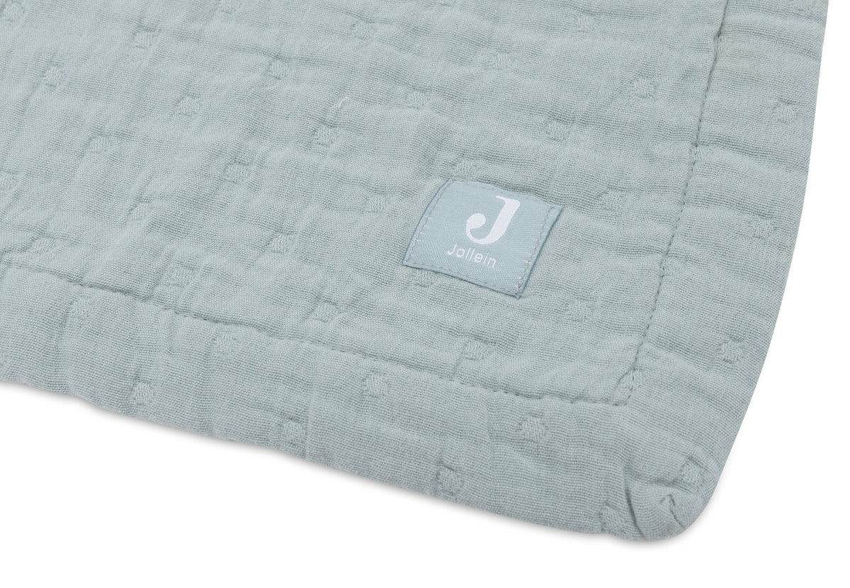 Jollein Deken - Jacquard - hydofiel - Sea Green