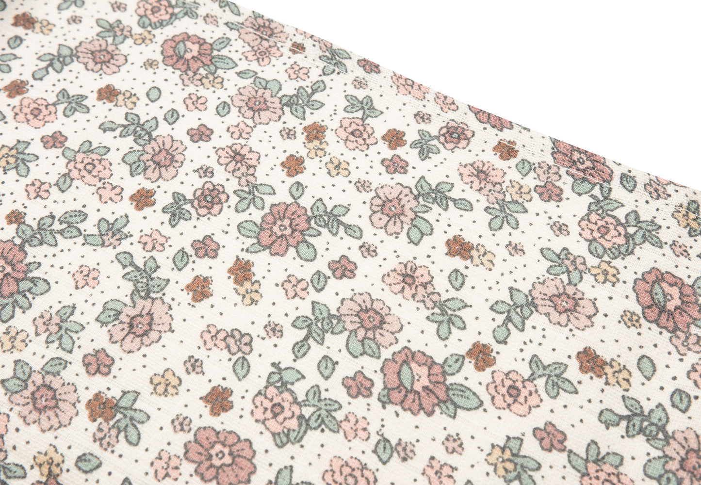 Jollein Retro Flowers Multidoek - Hydrofiel - 3 Stuks