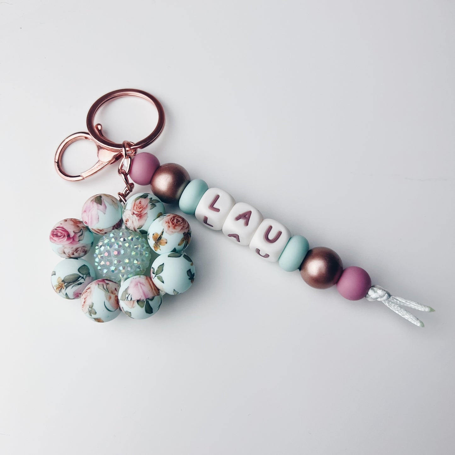 Duo sleutelhanger - boho blue - Minty Blossom