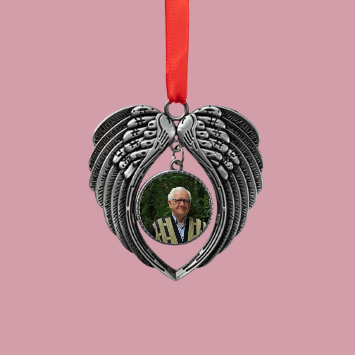 Engel kerst ornament - met foto