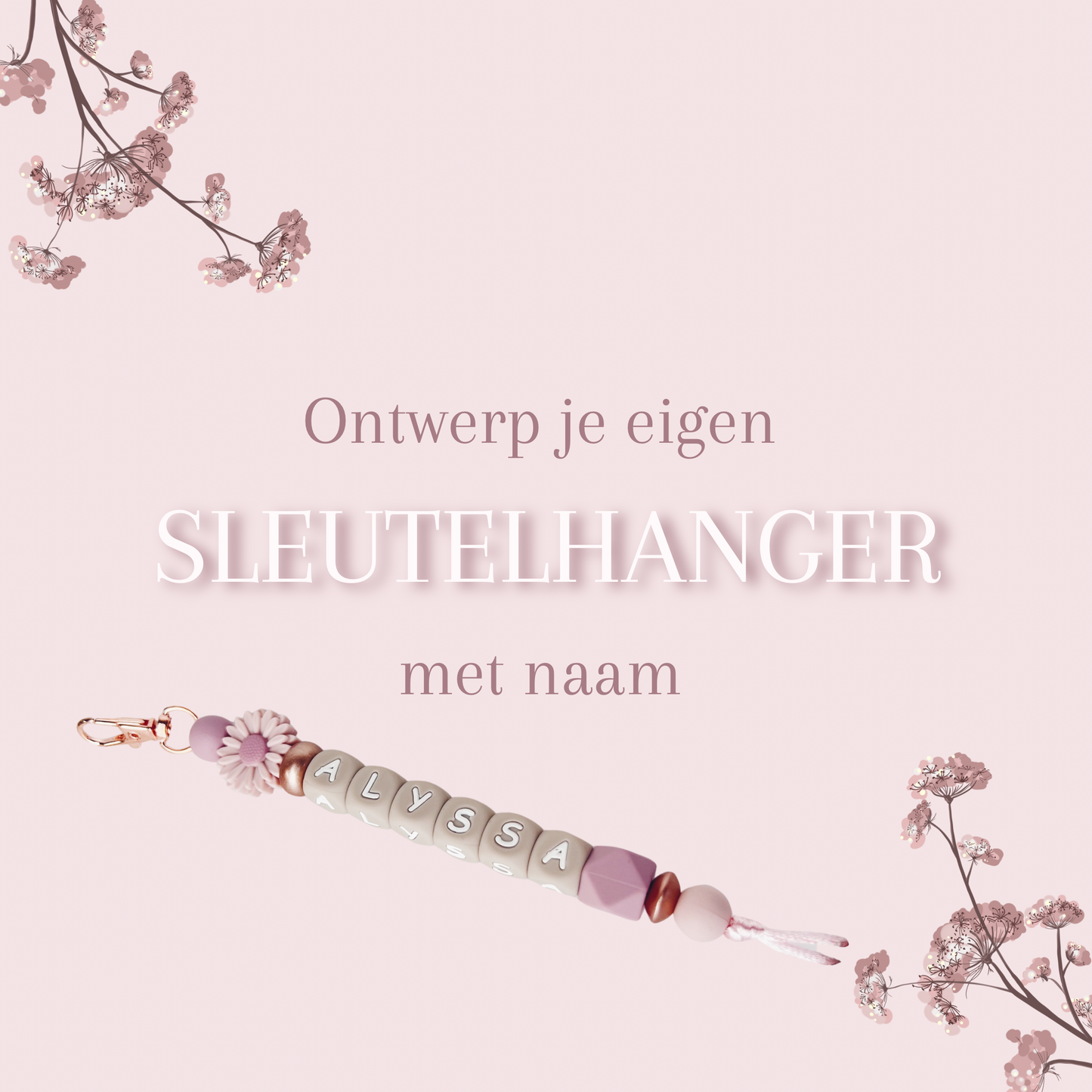 zelf te personaliseren - sleutelhanger met naam