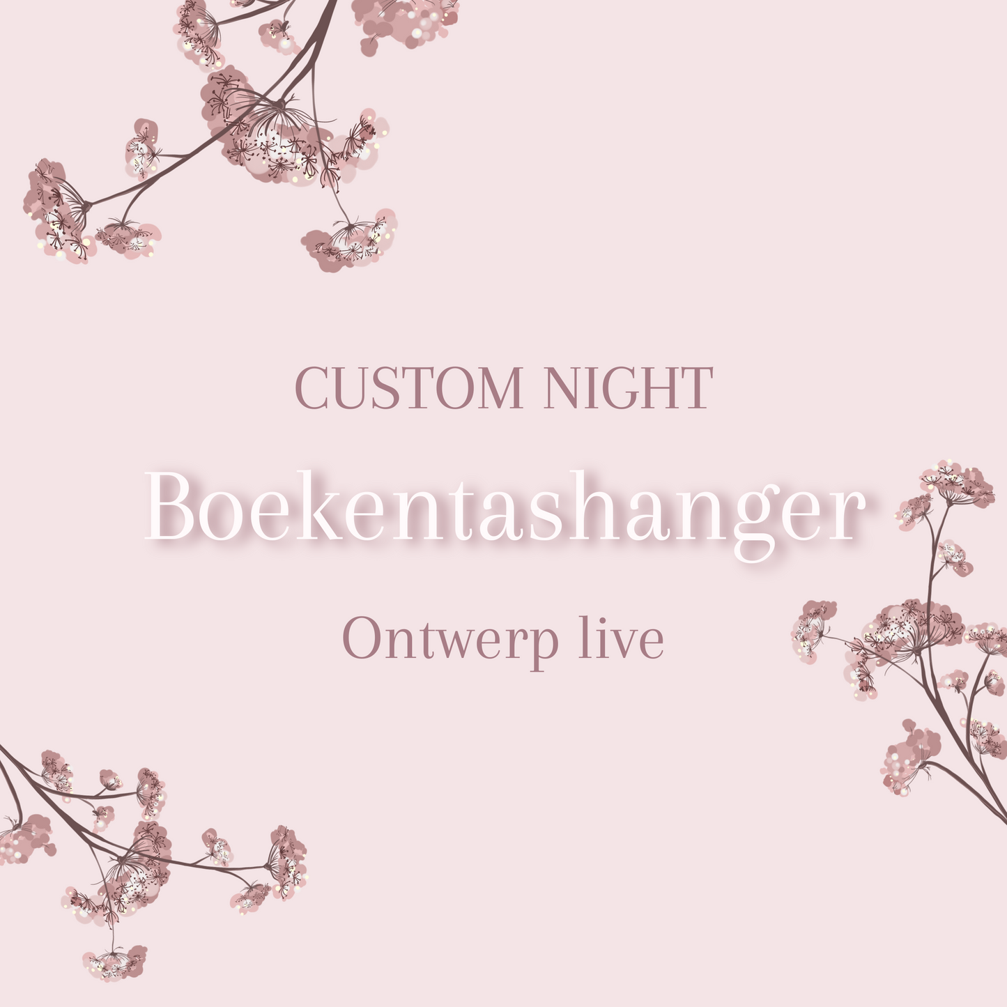 CUSTOM NIGHT - Boekentashanger