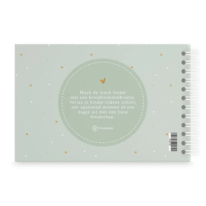 Broodtrommelbriefjes - invulboekje