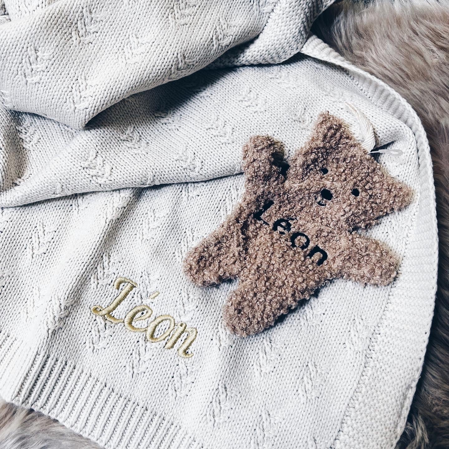 Jollein Grain Knit deken - Velvet Oatmeal - Wiegdeken