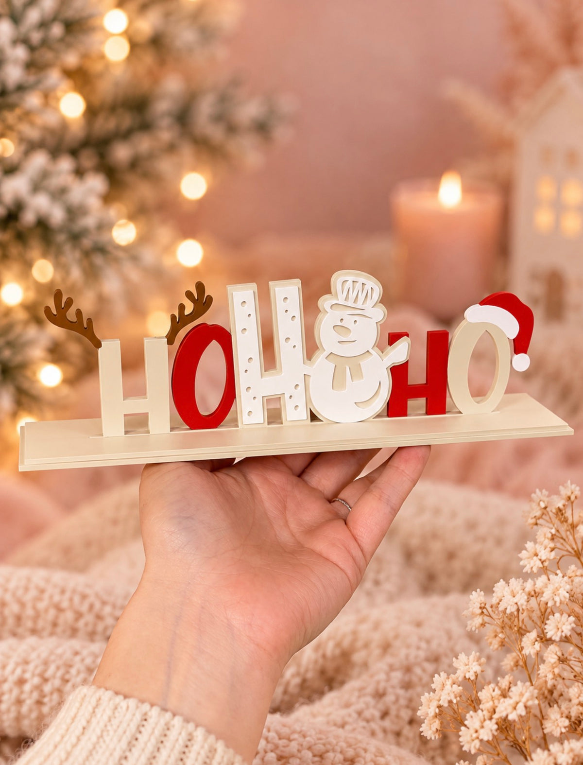 kerstornament - HO HO HO