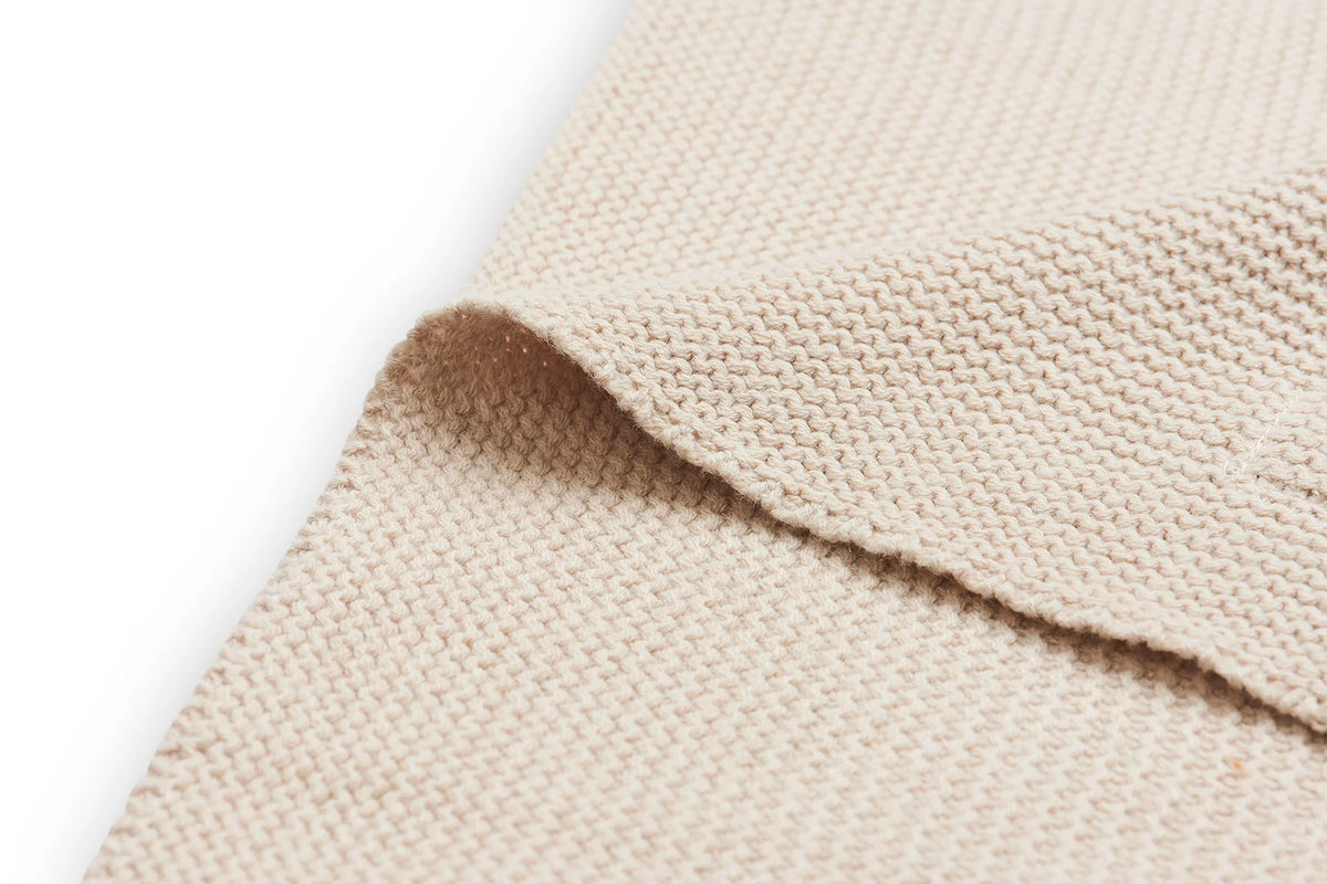 Deken Basic Knit - Nougat - jollein