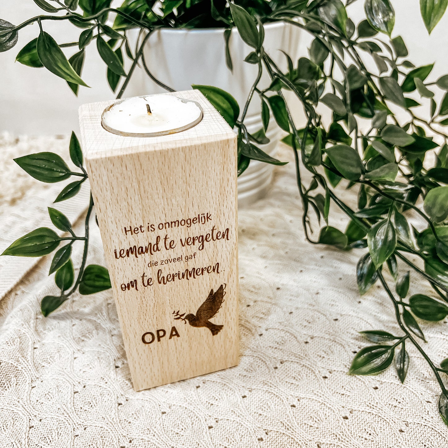 WENSLICHTJE - Herdenking- gepersonaliseerd