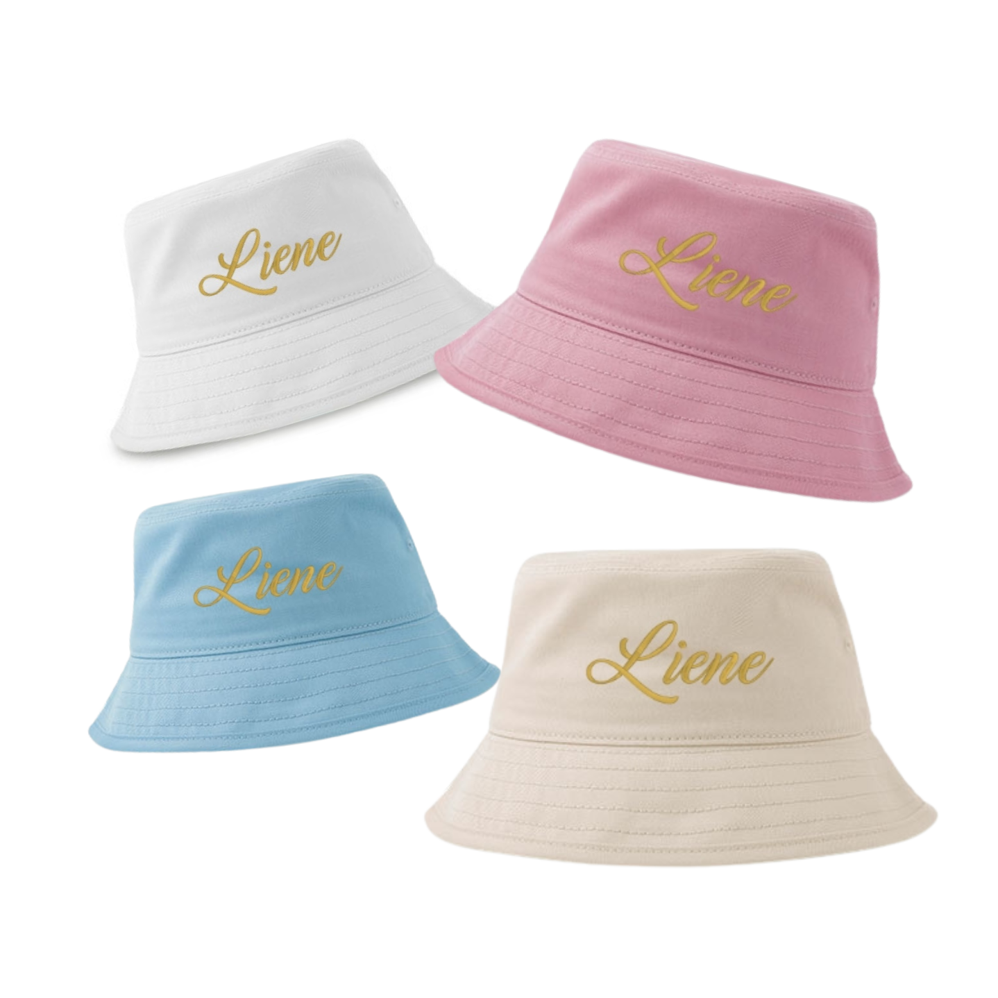 Geborduurde Bucket Hat – Met Naam – 2 t/m 6 Jaar