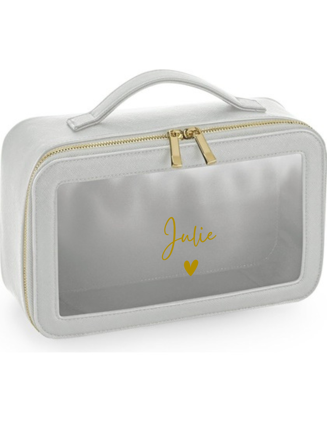 see through case - met naam - kerst