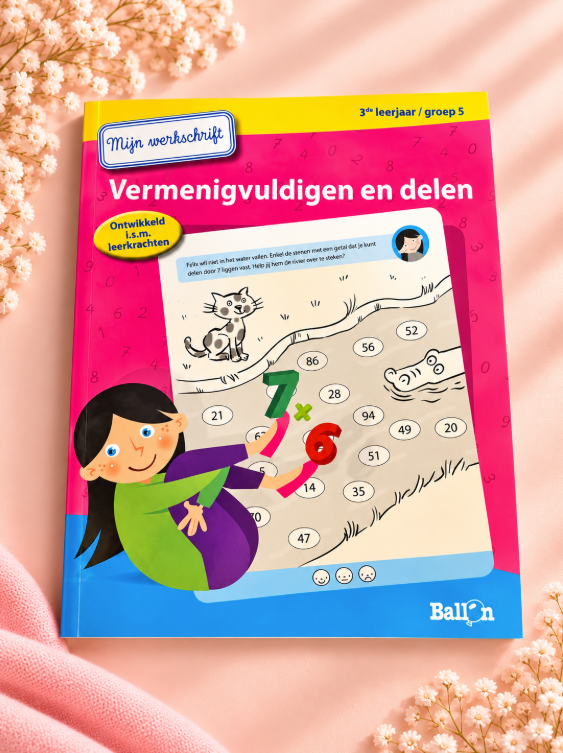 Vermenigvuldigen oefenboek - 3de leerjaar