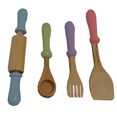 Kookgerei set 4 delig - kleurtjes