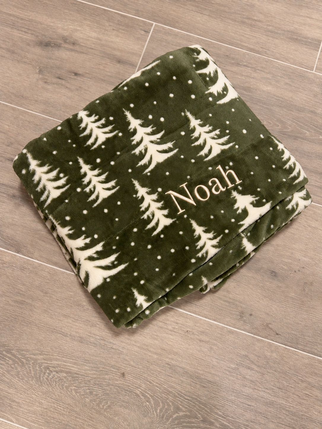 pre-order - Kerstdeken - kerstbomen