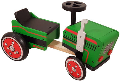 Loopauto tractor - groen