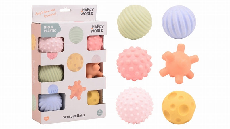 motoriek en zintuig ballen uit Bio-Plastic