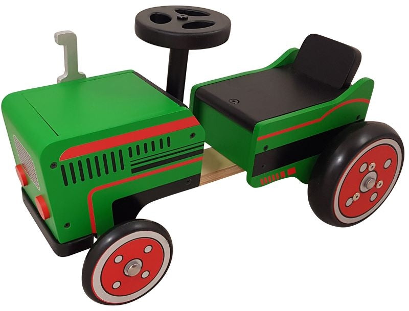 Loopauto tractor - groen