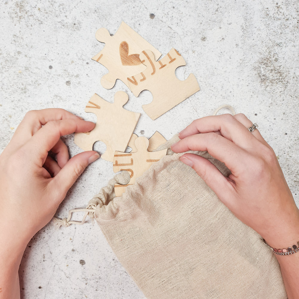Zwangerschapsaankondiging houten puzzel - Jullie worden oom en tante!