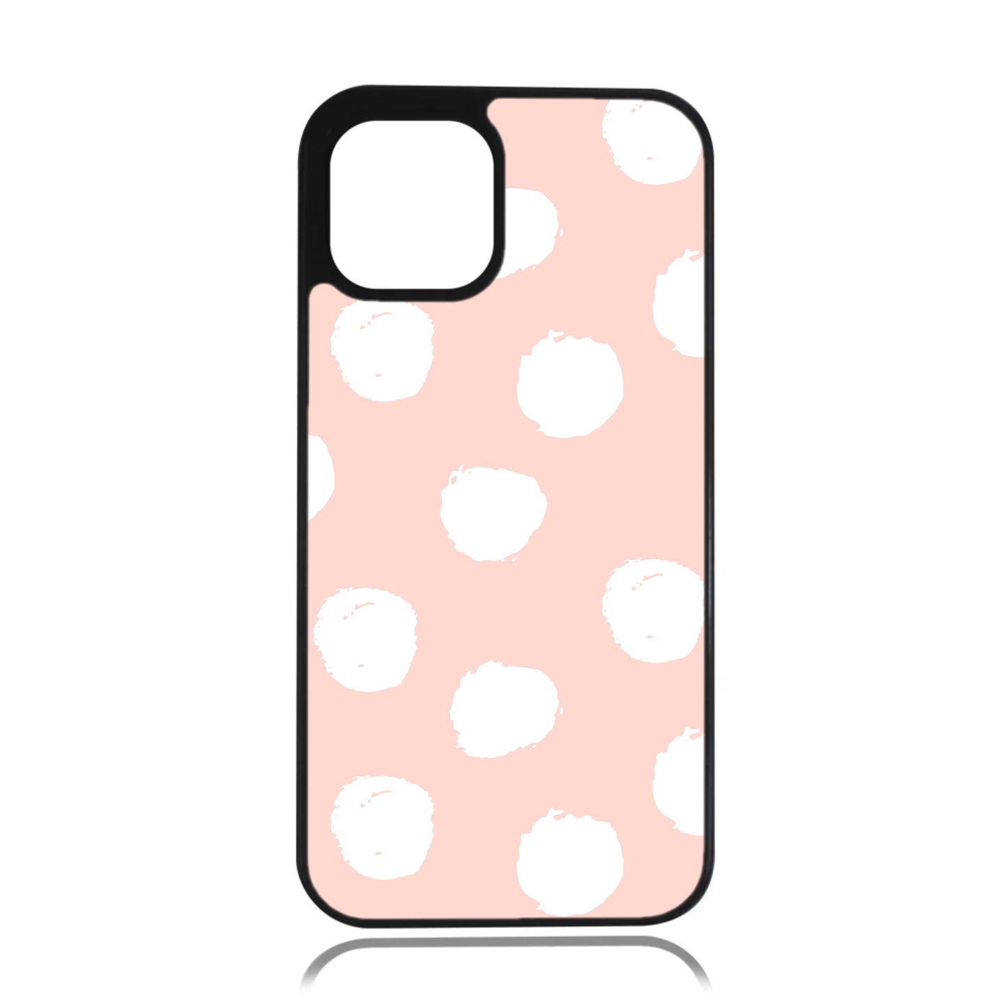 Polka dots white - hoesje