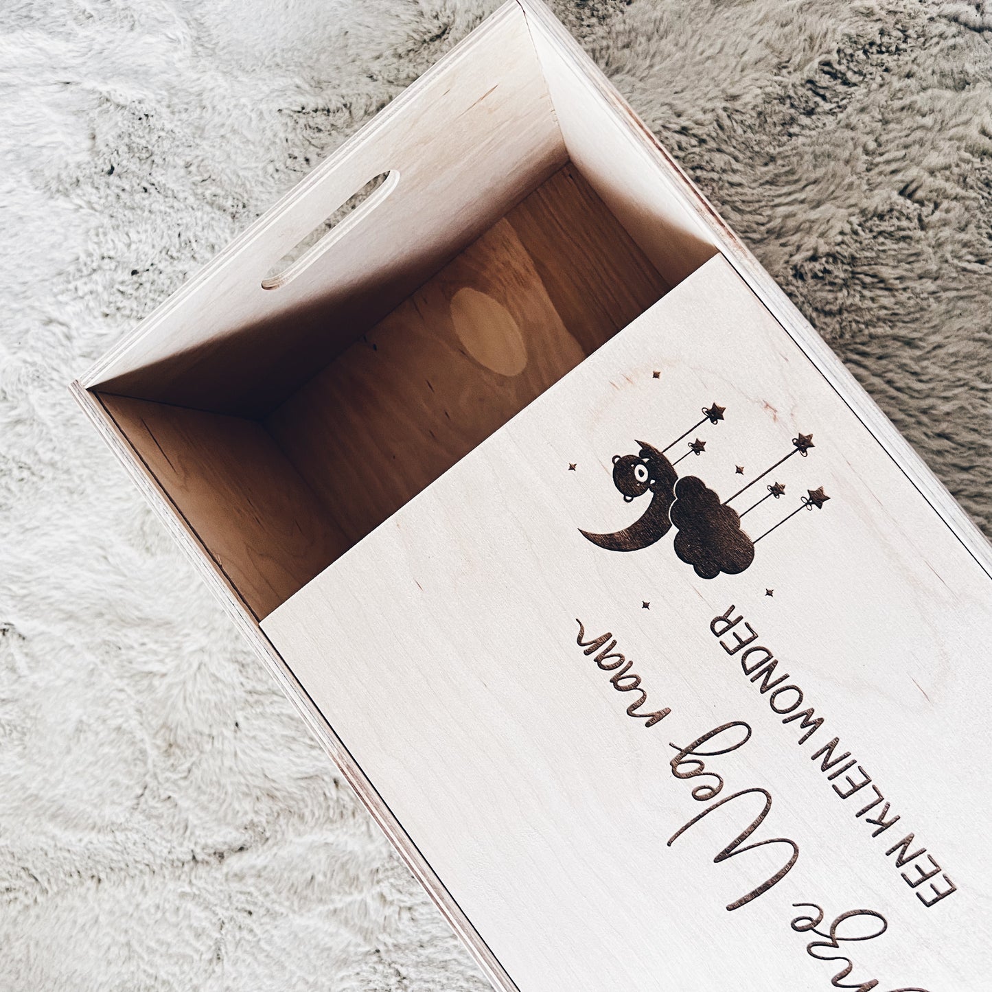 Onze weg naar een klein wonder - opbergkist - to remember