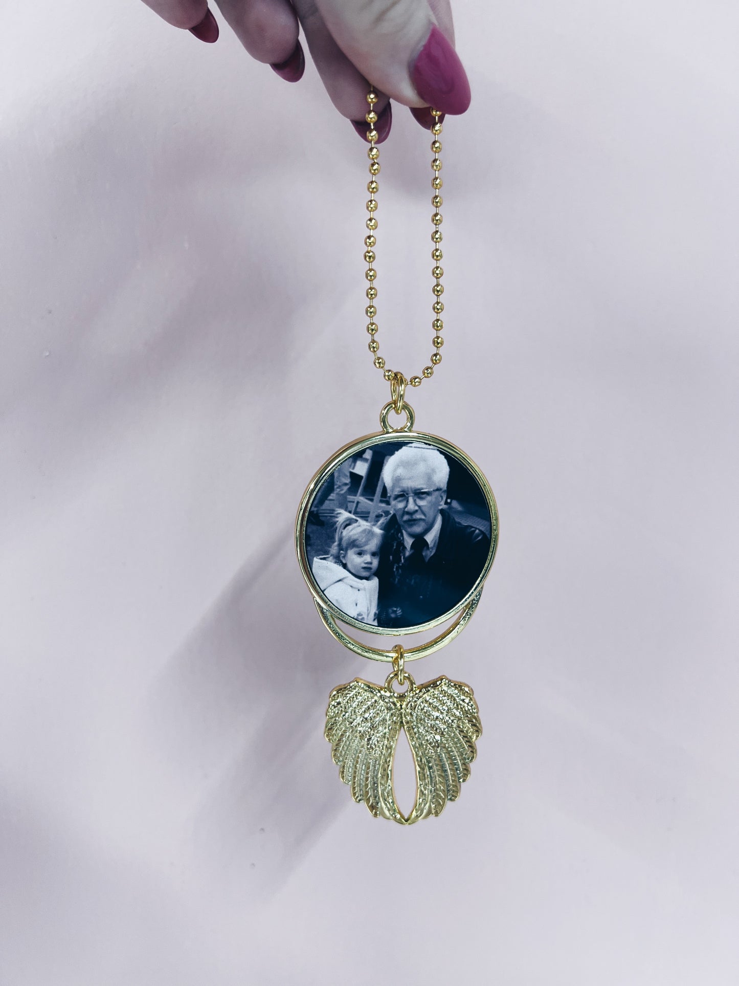 To remember - Autospiegel hanger met foto