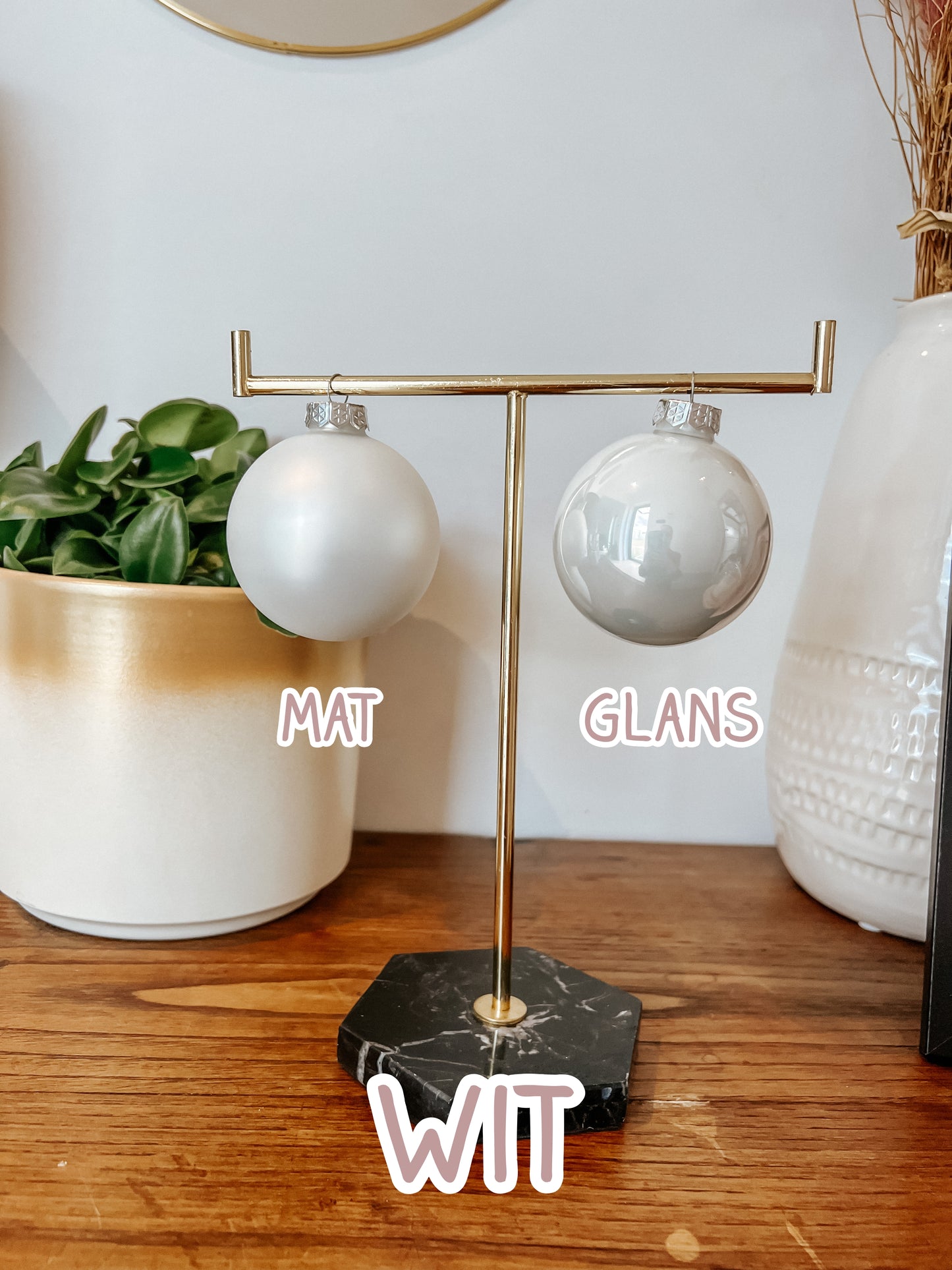 Gepersonaliseerde kerstbal - Groot 7 cm