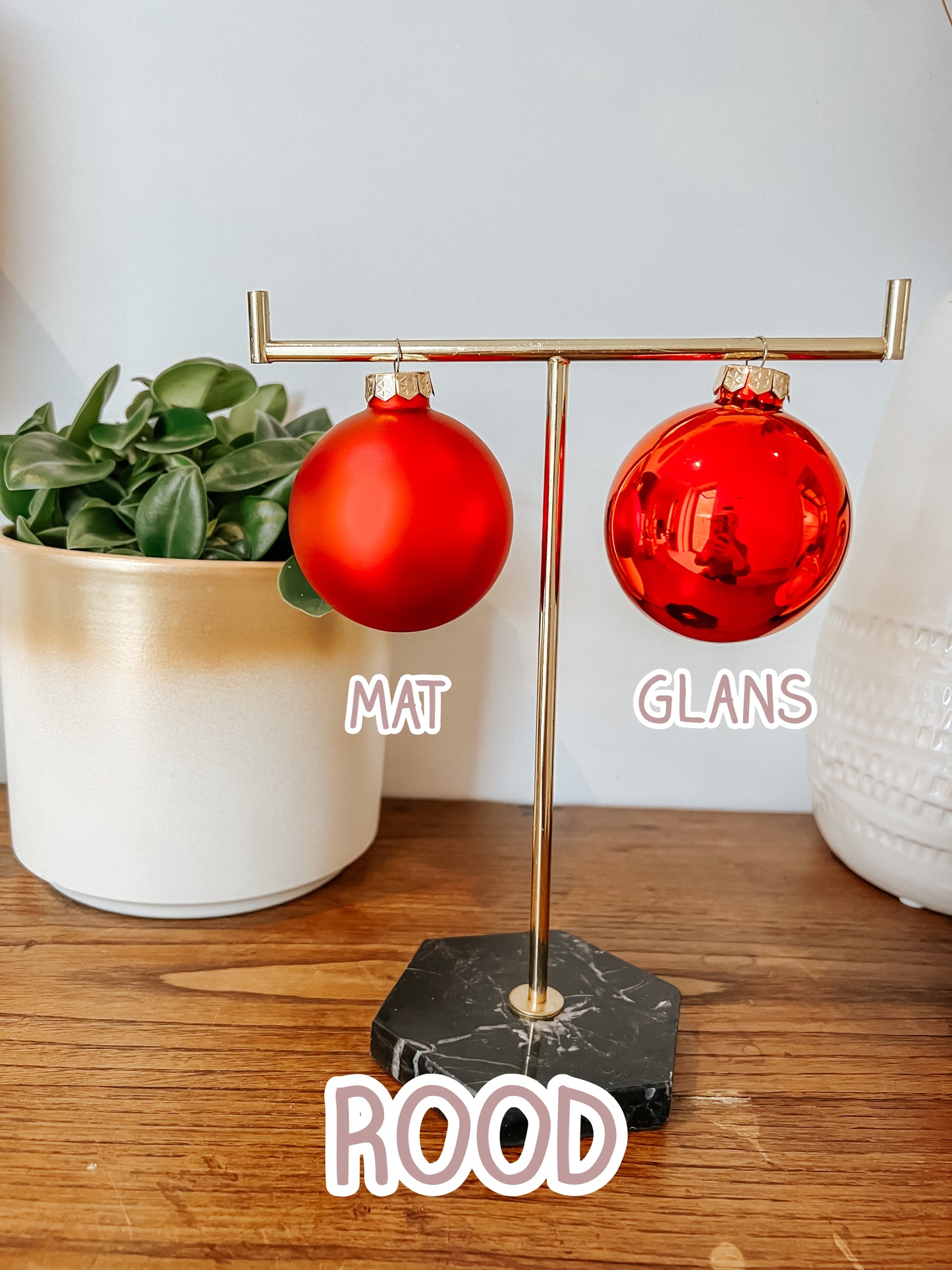 Gepersonaliseerde kerstbal - Groot 7 cm