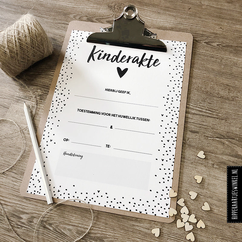 Kinderakte - Huwelijk - trouw