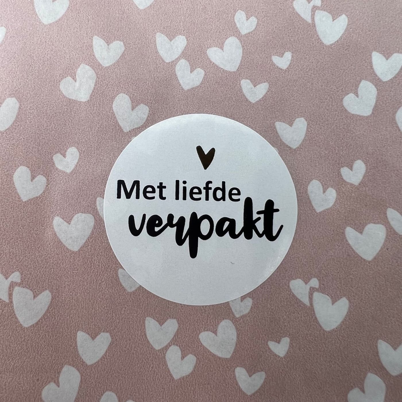Sticker - Met liefde verpakt!