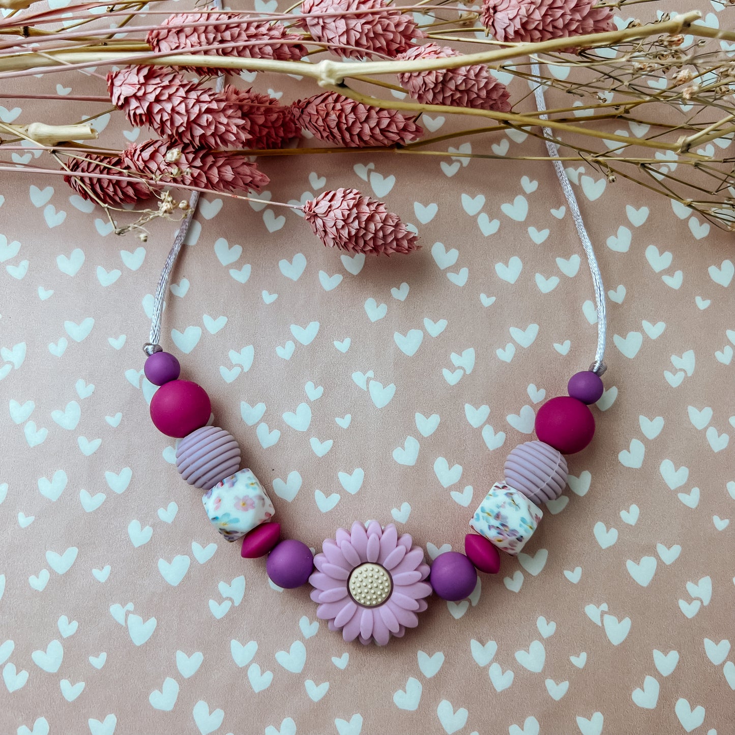 Borstvoedingsketting - floral daisey
