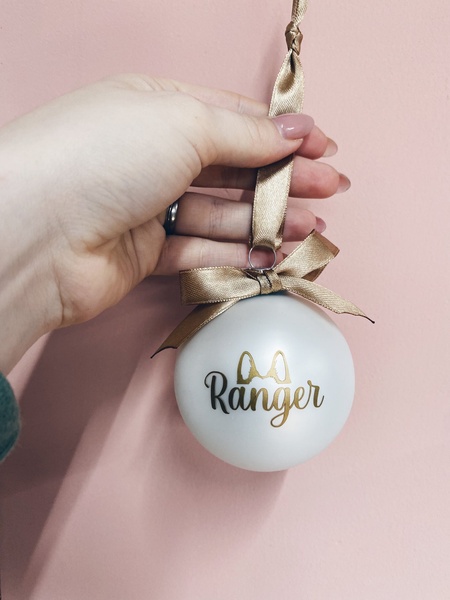 Gepersonaliseerde kerstbal - Groot 7 cm