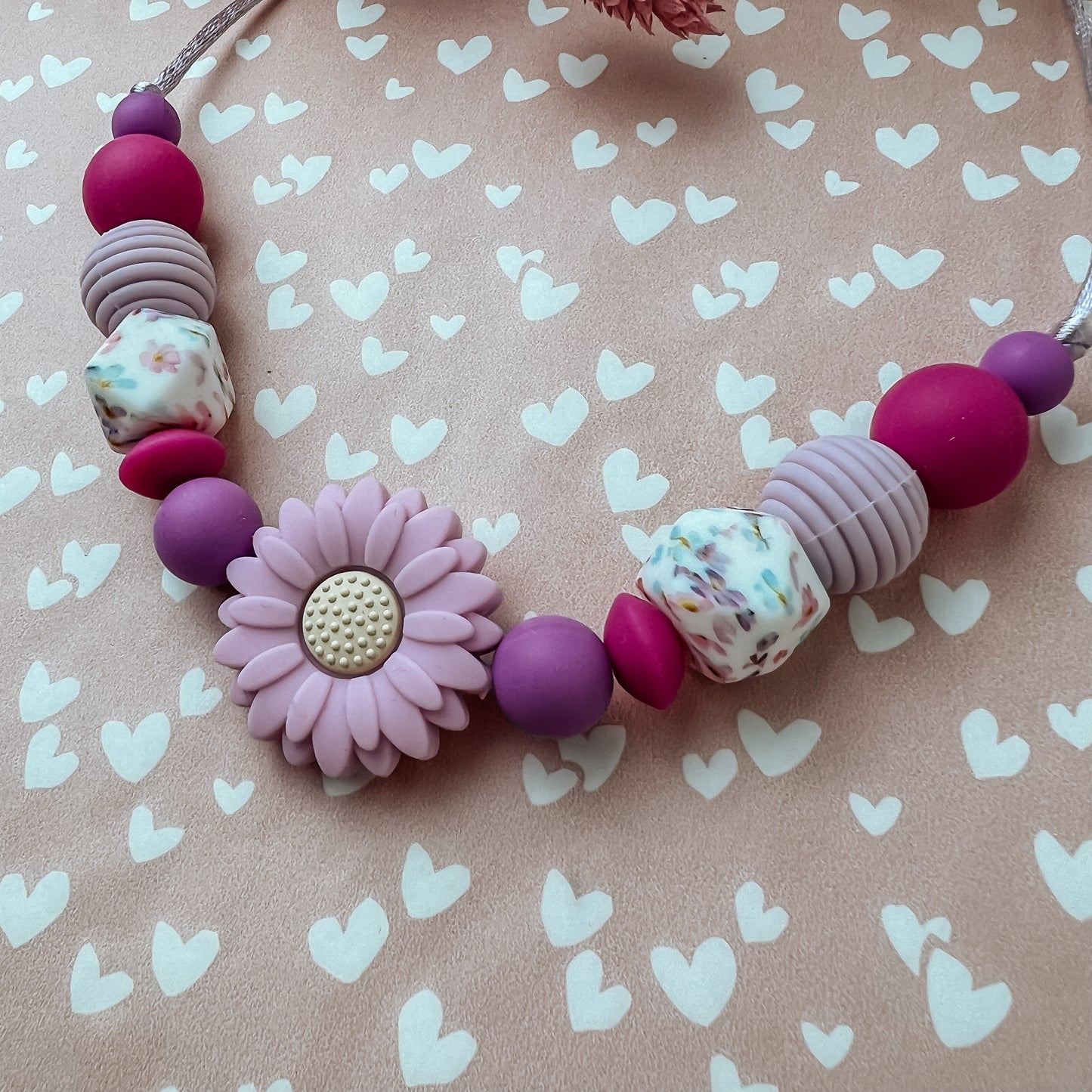 Borstvoedingsketting - floral daisey