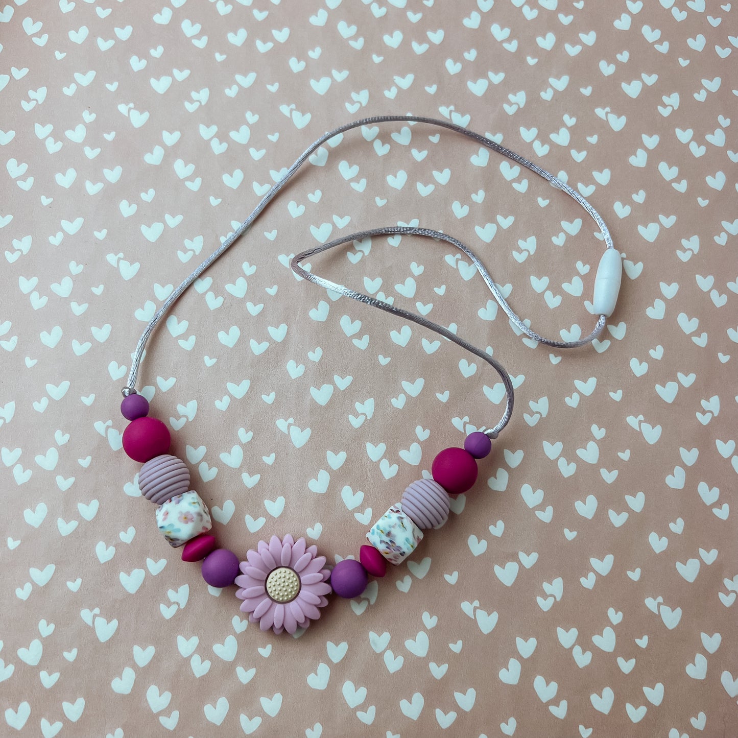 Borstvoedingsketting - floral daisey