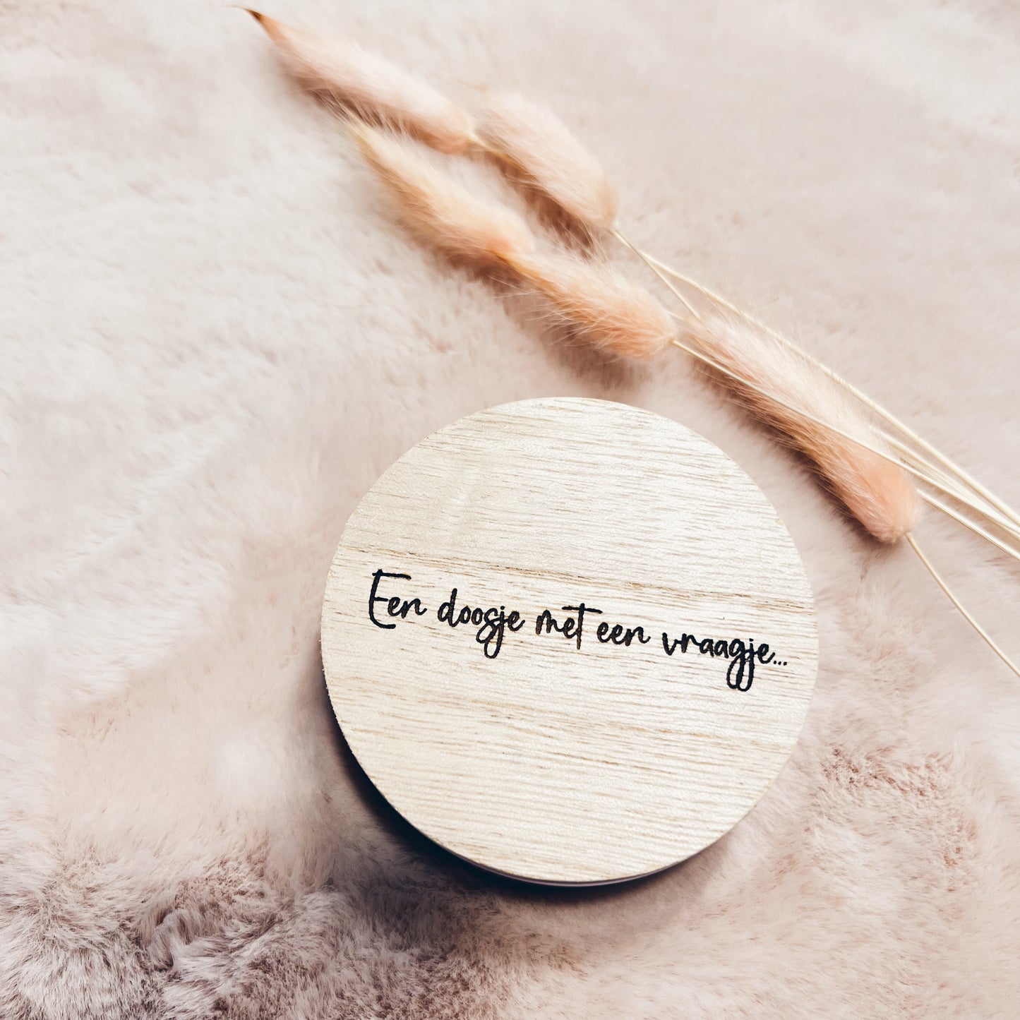 Mini doosje met een vraagje - meter/getuige